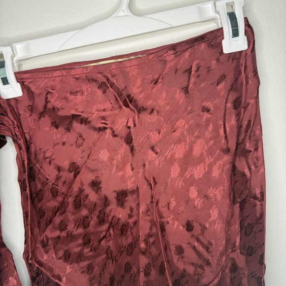 NWT Jen’s Pirate Booty Nebula Vermillion One Shoulder Burgundy Dress - Picture 5 of 12